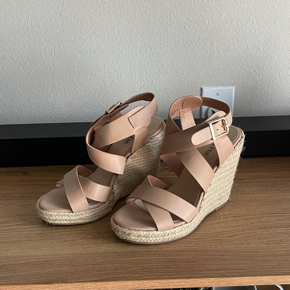 Tan wedges
